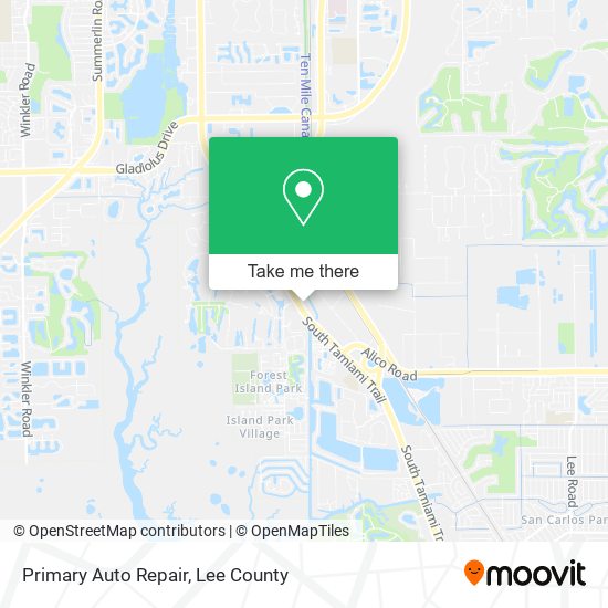 Primary Auto Repair map