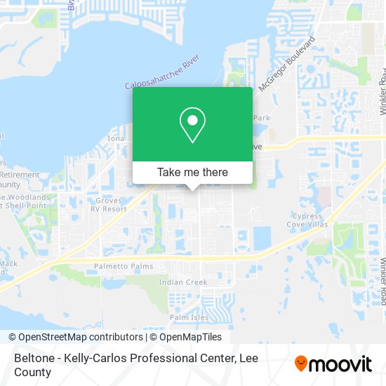 Beltone - Kelly-Carlos Professional Center map