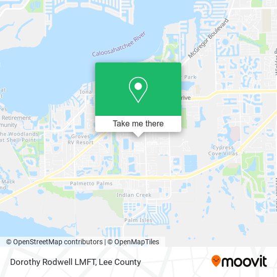 Dorothy Rodwell LMFT map