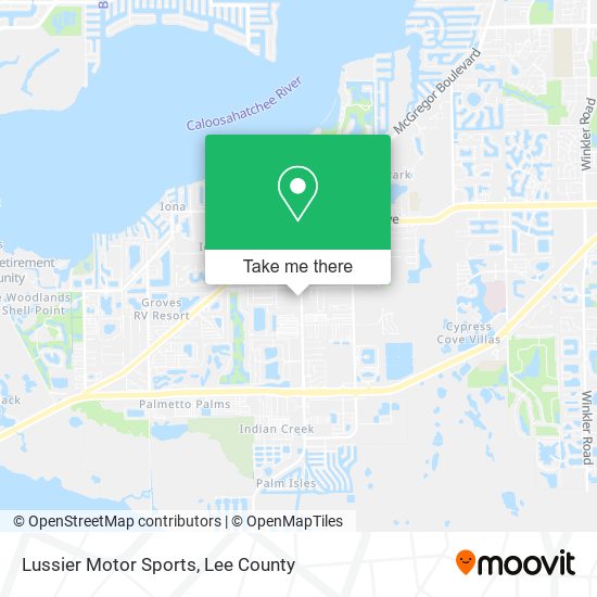 Lussier Motor Sports map