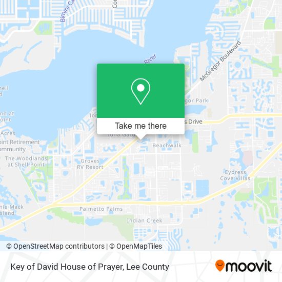 Key of David House of Prayer map