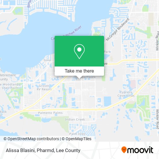 Mapa de Alissa Blasini, Pharmd