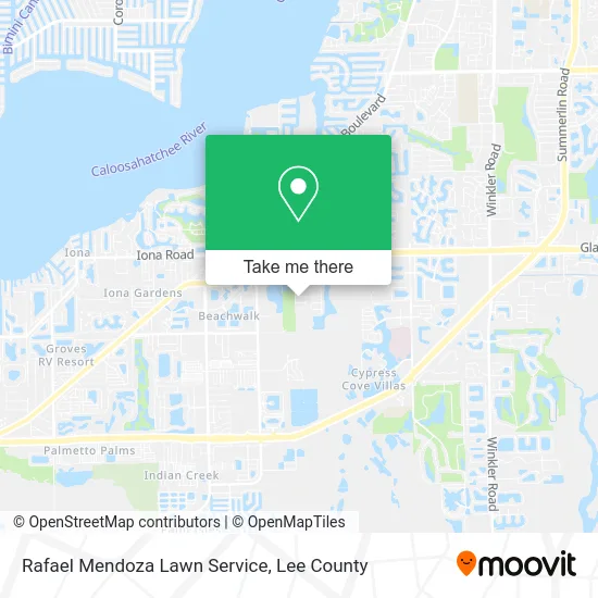 Rafael Mendoza Lawn Service map