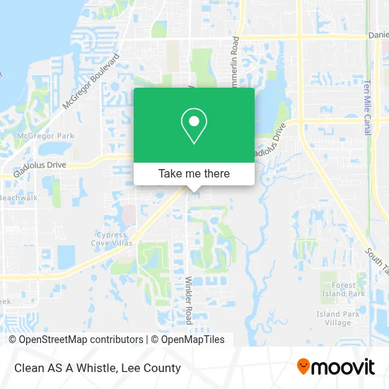 Clean AS A Whistle map