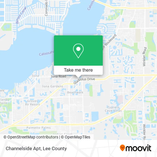 Channelside Apt map