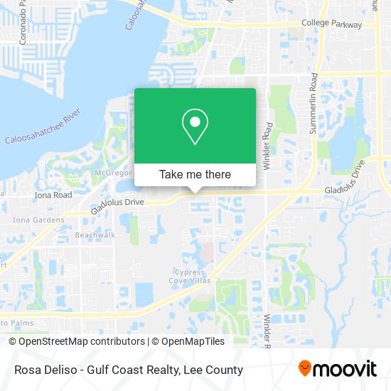 Mapa de Rosa Deliso - Gulf Coast Realty