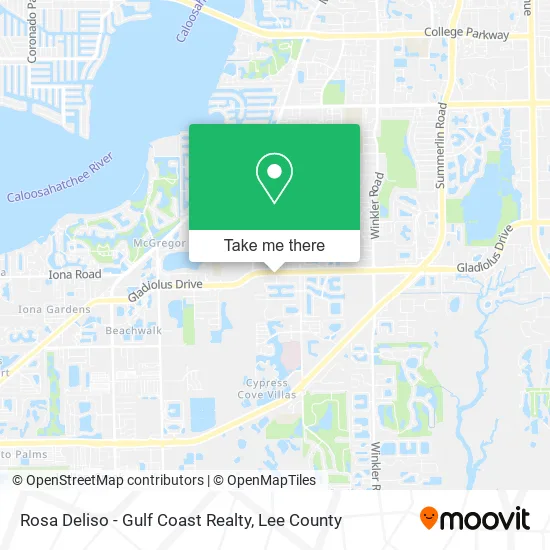 Rosa Deliso - Gulf Coast Realty map