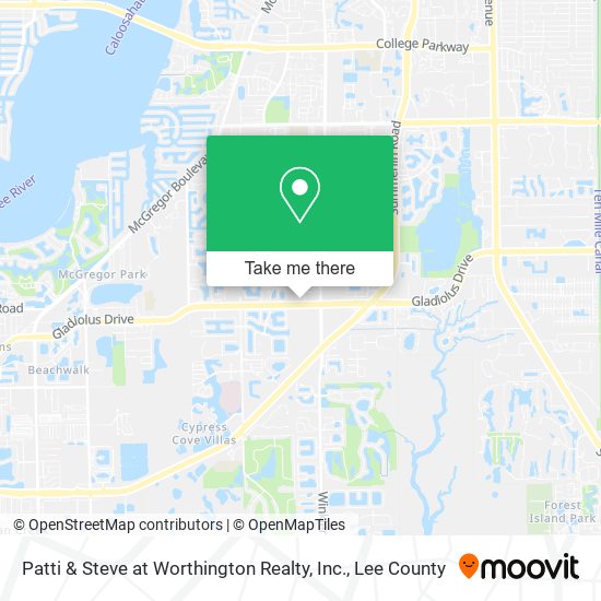 Mapa de Patti & Steve at Worthington Realty, Inc.