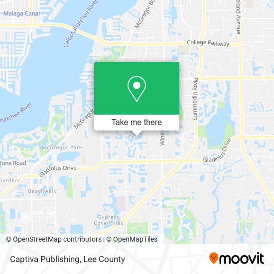 Captiva Publishing map