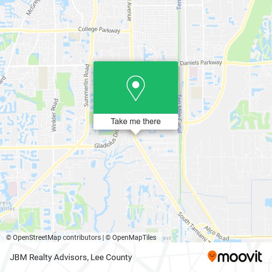 Mapa de JBM Realty Advisors