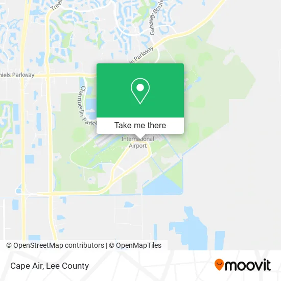 Cape Air map