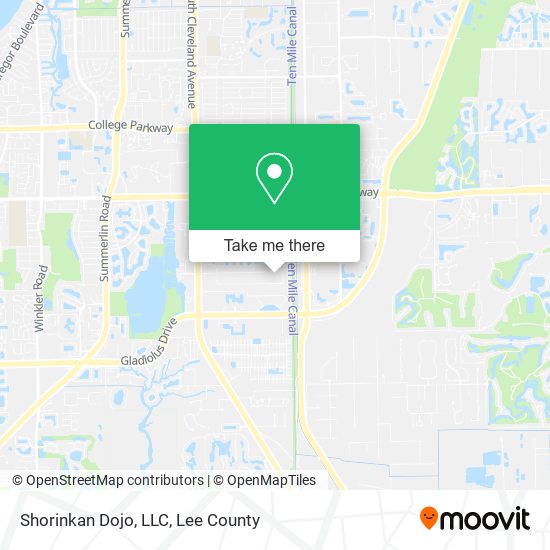 Mapa de Shorinkan Dojo, LLC