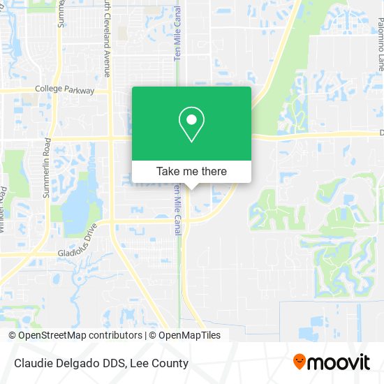 Claudie Delgado DDS map