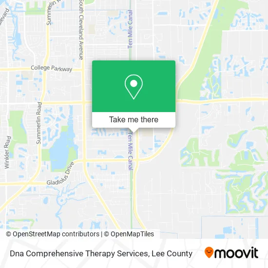 Dna Comprehensive Therapy Services map
