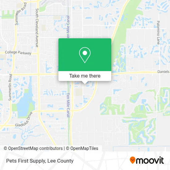 Pets First Supply map