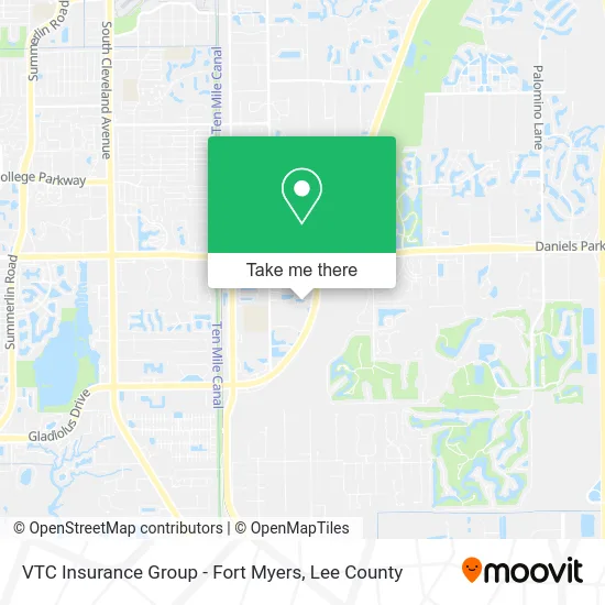 VTC Insurance Group - Fort Myers map