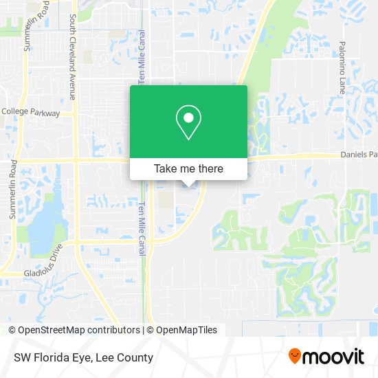 Mapa de SW Florida Eye