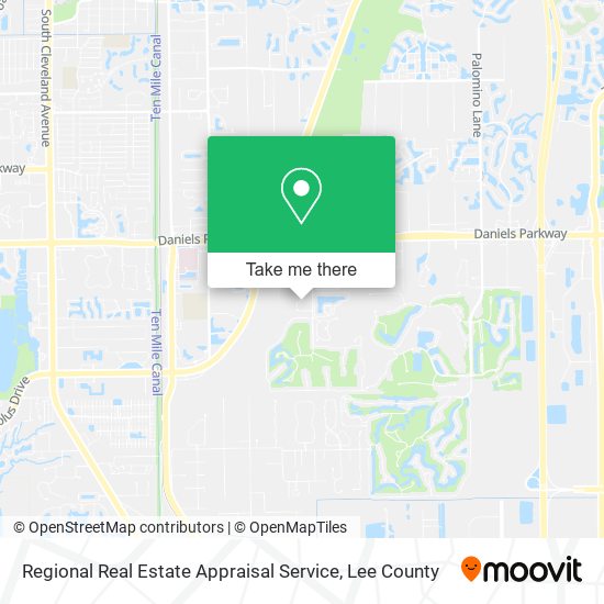 Regional Real Estate Appraisal Service map