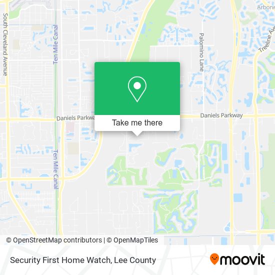 Security First Home Watch map