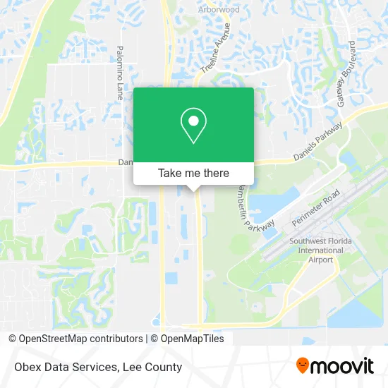 Obex Data Services map