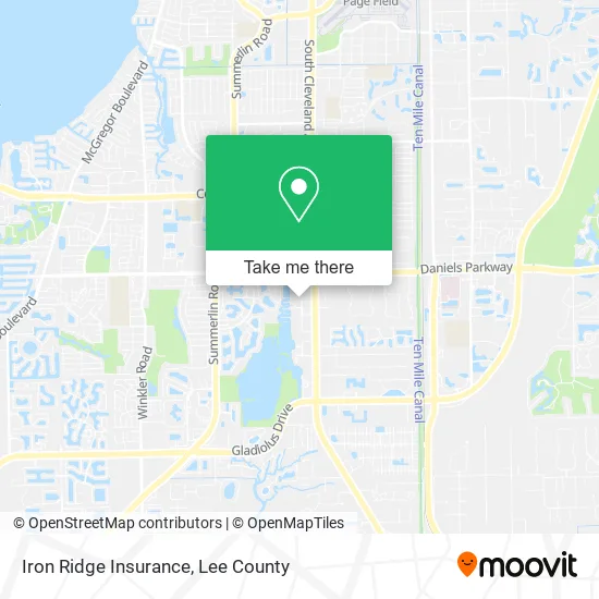 Iron Ridge Insurance map