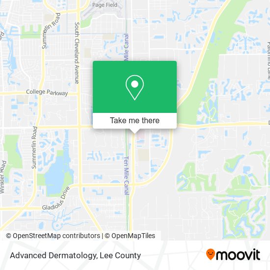 Advanced Dermatology map