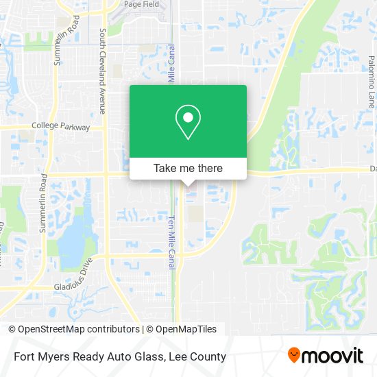 Fort Myers Ready Auto Glass map