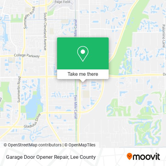 Mapa de Garage Door Opener Repair