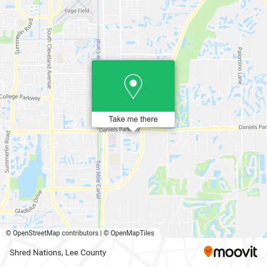 Shred Nations map