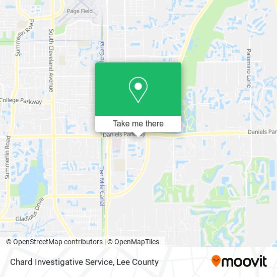 Mapa de Chard Investigative Service