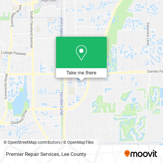 Premier Repair Services map