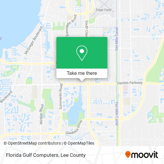 Florida Gulf Computers map