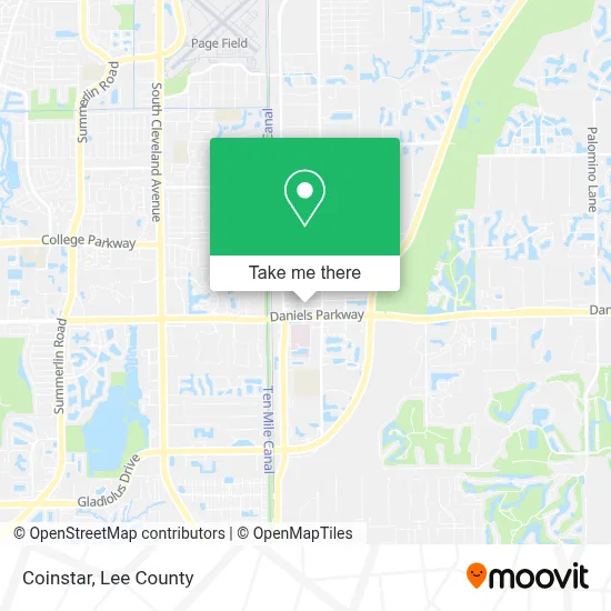 Coinstar map