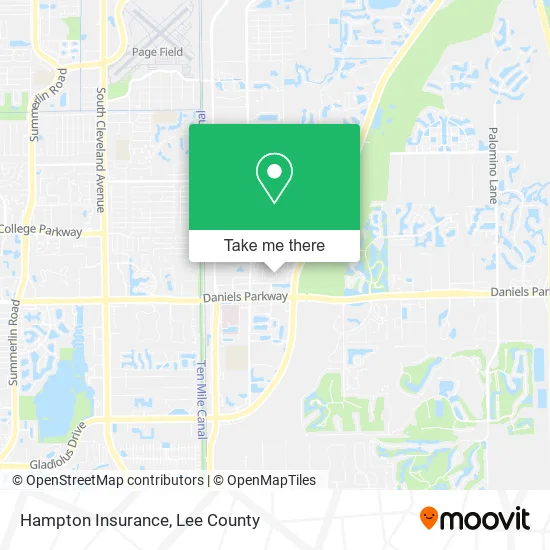 Hampton Insurance map