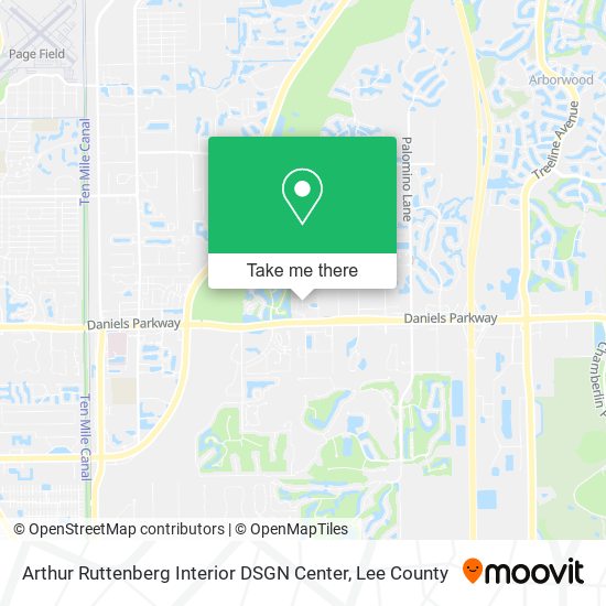 Mapa de Arthur Ruttenberg Interior DSGN Center