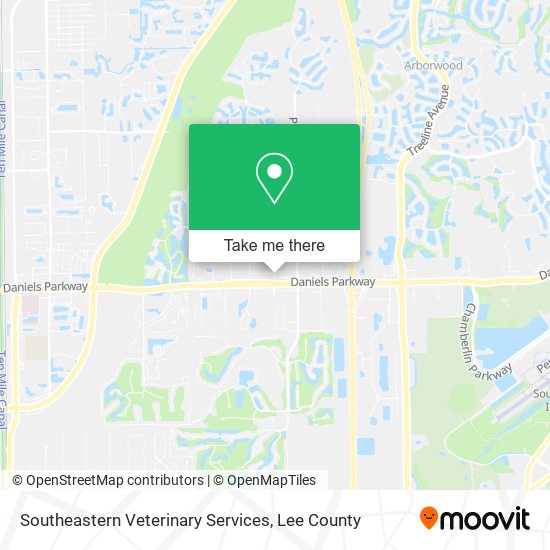 Southeastern Veterinary Services map