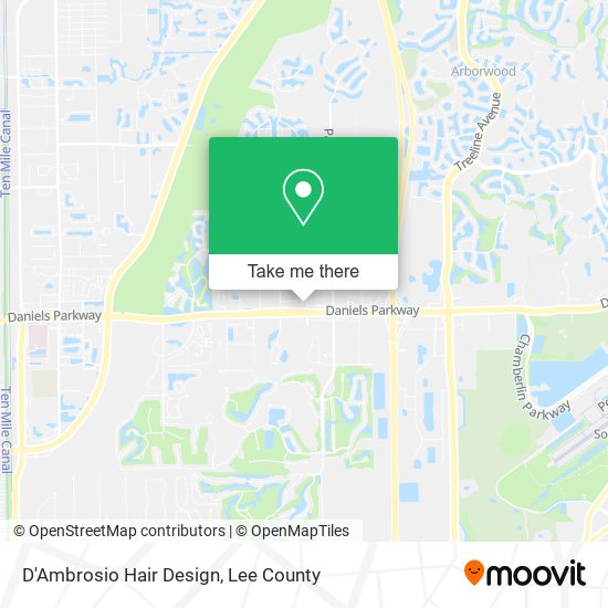 D'Ambrosio Hair Design map