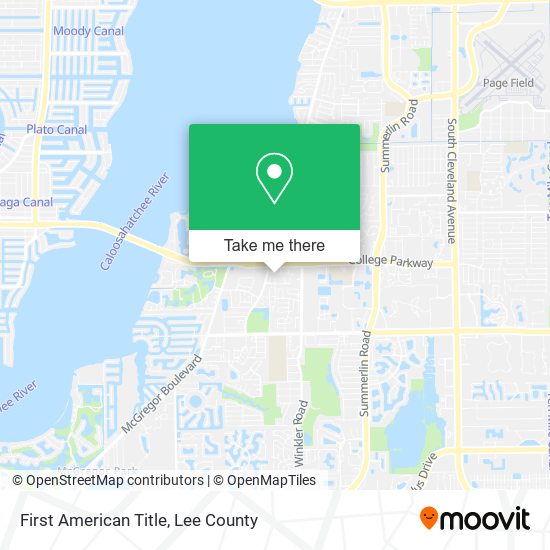 First American Title map
