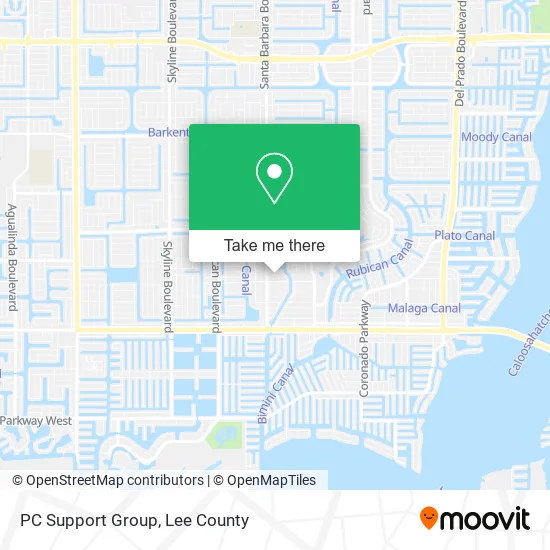 PC Support Group map