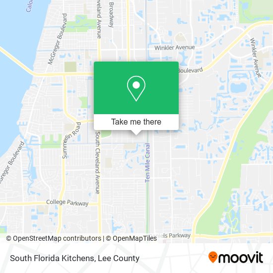 South Florida Kitchens map