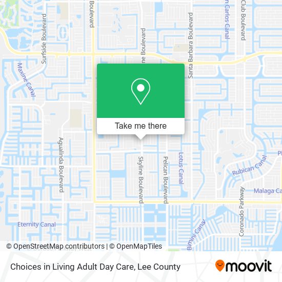 Choices in Living Adult Day Care map