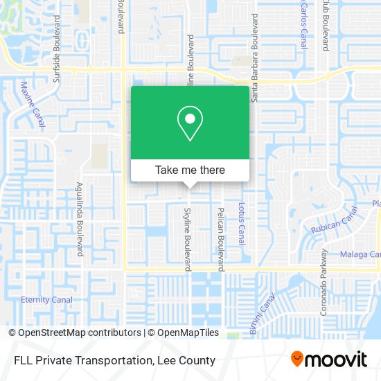 Mapa de FLL Private Transportation