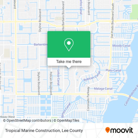Mapa de Tropical Marine Construction