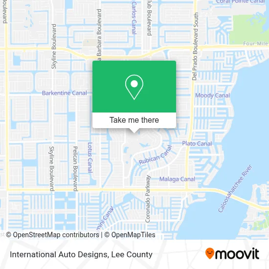 International Auto Designs map