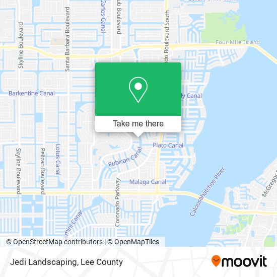 Jedi Landscaping map