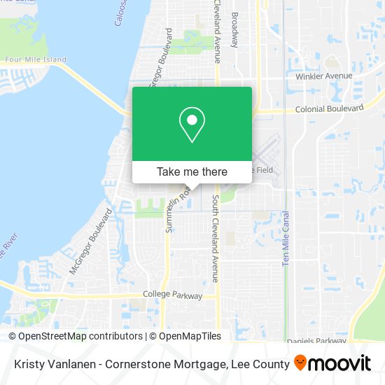 Kristy Vanlanen - Cornerstone Mortgage map