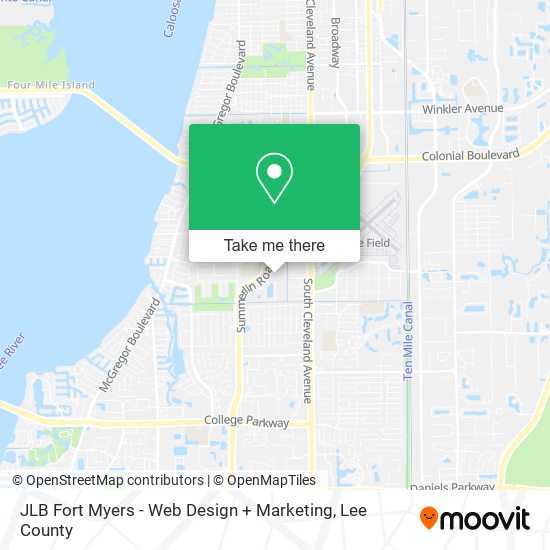 JLB Fort Myers - Web Design + Marketing map