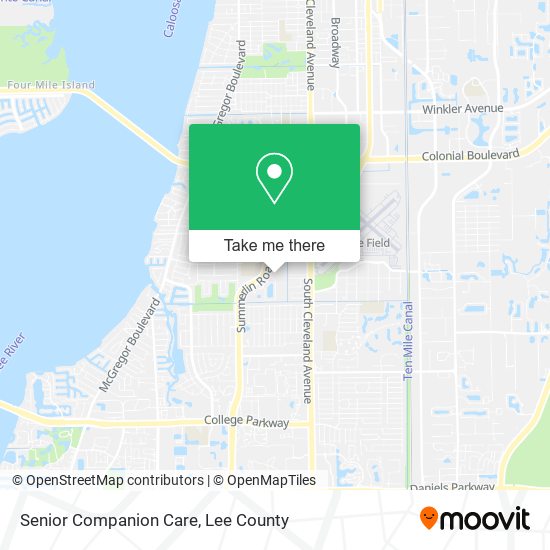 Senior Companion Care map