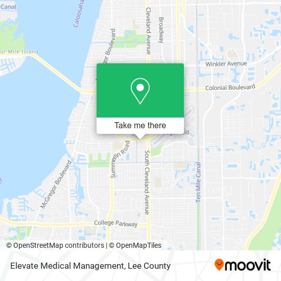 Elevate Medical Management map