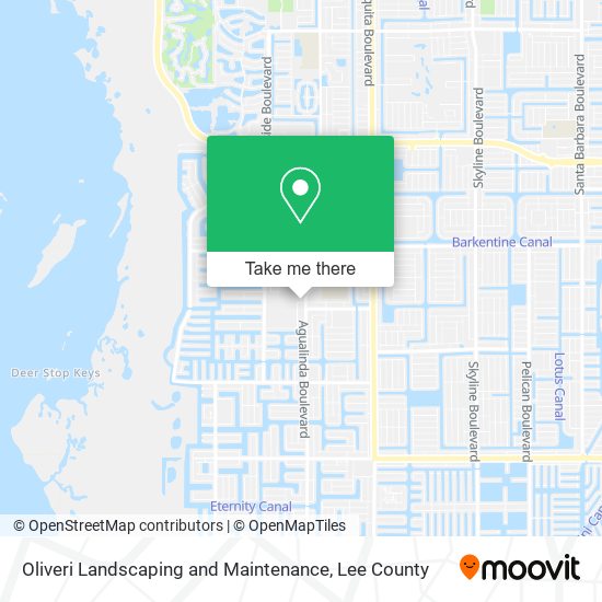 Oliveri Landscaping and Maintenance map